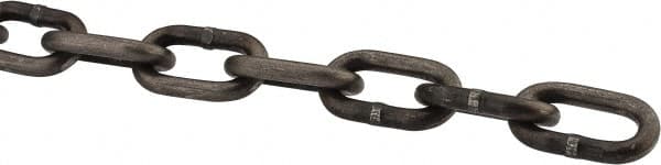 Peerless Chain - 3/16" Welded Proof Coil Chain - 800 Lb Capacity, Grade 30, Carbon Steel, Self-Colored Finish - Makers Industrial Supply