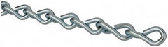 Campbell - 0.162" Diam Steel Single Jack Chain - 60 Lb Load Limit, #8, Zinc Plated Finish - Makers Industrial Supply