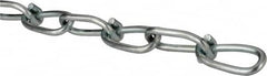 Campbell - 0.148" Diam Steel Double Loop Chain - 305 Lb Load Limit, #3/0, Zinc Plated Finish, 2.17" Inside Length - Makers Industrial Supply