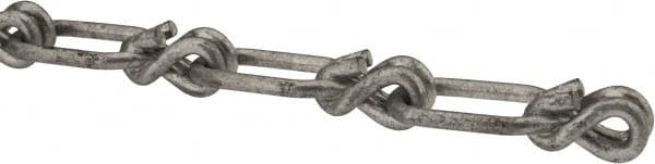 Campbell - 0.177" Diam Steel Single Loop Chain - 580 Lb Load Limit, #5/0, Hot Galvanized Finish, 2.15" Inside Length - Makers Industrial Supply