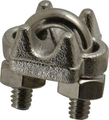 Campbell - 3/16" Wire Rope U-Bolt Clip - 316 Stainless Steel - Makers Industrial Supply