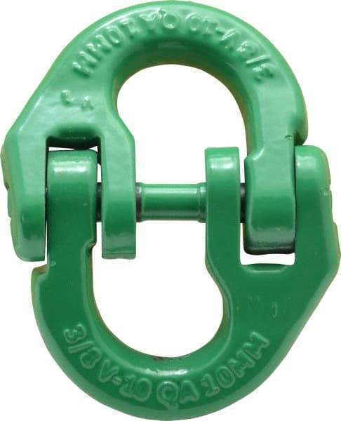 Campbell - Carbon Steel Removable Coupling Link - 3/8" Diameter, 8,800 Lb Load Limit - Makers Industrial Supply