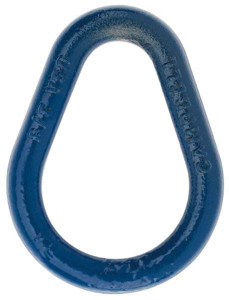 Campbell - Carbon Steel Pear Shape Sling Link - 3/8" Diameter, 1,600 Lb Load Limit - Makers Industrial Supply