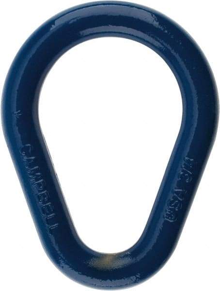 Campbell - Carbon Steel Pear Shape Sling Link - 3/4" Diameter, 6,000 Lb Load Limit - Makers Industrial Supply