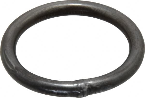 Campbell - 3/16 Inch Wire Size Welding Ring - 1-1/4 Inch Inside Diameter, 200 Lbs. Load Limit, Bright Finish - Makers Industrial Supply