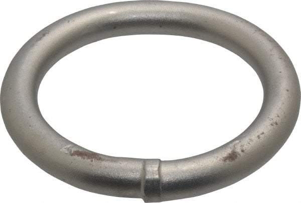 Campbell - 5/8 Inch Wire Size Welding Ring - 4 Inch Inside Diameter, 1,700 Lbs. Load Limit, Bright Finish - Makers Industrial Supply