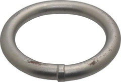 Campbell - 5/8 Inch Wire Size Welding Ring - 4 Inch Inside Diameter, 1,700 Lbs. Load Limit, Bright Finish - Makers Industrial Supply