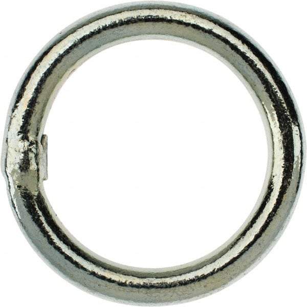 Campbell - 3/8 Inch Wire Size Welding Ring - 2 Inch Inside Diameter, 900 Lbs. Load Limit, Zinc Plated Finish - Makers Industrial Supply