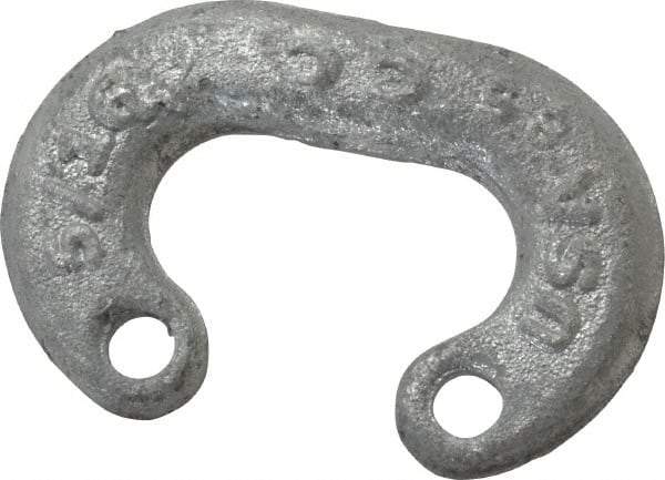 Campbell - Galvanized Carbon Steel Connecting Link - 5/16" Diameter, 2,000 Lb Load Limit - Makers Industrial Supply