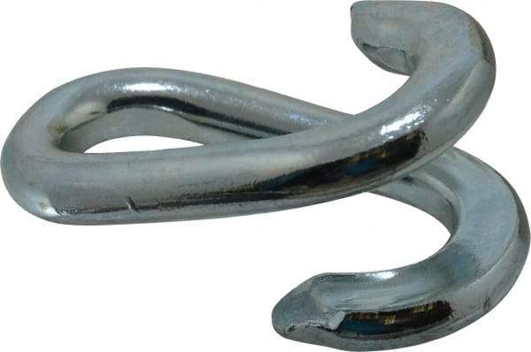 Campbell - Zinc Plated Carbon Steel Open End Link - 3/8" Diameter, 1,250 Lb Load Limit - Makers Industrial Supply