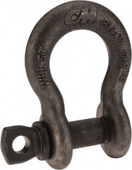 CM - 5/8 Inch Nominal Chain Size, 5 Ton Alloy Steel Screw Pin Anchor Shackle - Makers Industrial Supply