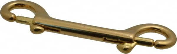 Value Collection - 4-3/4" Long Double End Bolt Snap - Solid Brass with 5/16" Snap Opening - Makers Industrial Supply