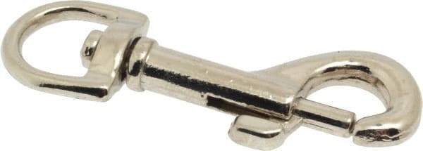 Value Collection - 2-1/4" Long Oval Swivel Eye Bolt Snap - Zinc Alloy with 1/4" Snap Opening - Makers Industrial Supply