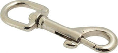 Value Collection - 3-1/8" Long Oval Swivel Eye Bolt Snap - Zinc Alloy with 5/16" Snap Opening - Makers Industrial Supply