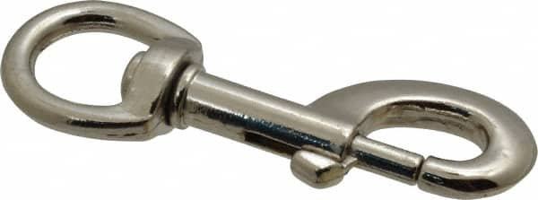 Value Collection - 3-3/8" Long Oval Swivel Eye Bolt Snap - Zinc Alloy with 5/16" Snap Opening - Makers Industrial Supply