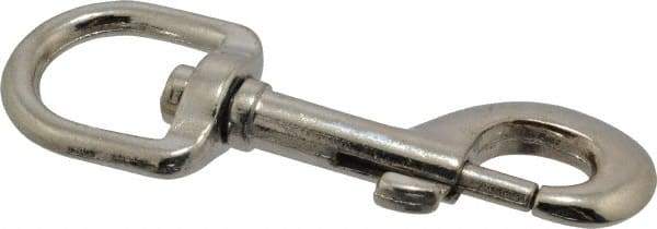 Value Collection - 4" Long Oval Swivel Eye Bolt Snap - Zinc Alloy with 7/16" Snap Opening - Makers Industrial Supply