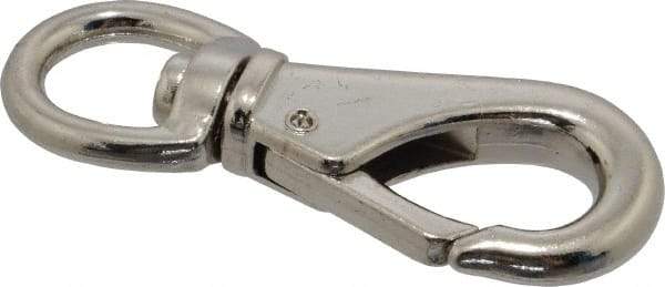 Value Collection - 3-1/4" Long Swivel Eye Boat Snap - Zinc Alloy with 1/2" Snap Opening - Makers Industrial Supply