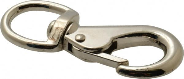 Value Collection - 3-5/16" Long Swivel Eye Boat Snap - Zinc Alloy with 1/2" Snap Opening - Makers Industrial Supply