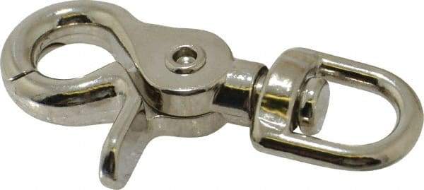 Value Collection - 2-1/4" Long Swivel Eye Trigger Snap - Zinc Alloy with 3/8" Snap Opening - Makers Industrial Supply