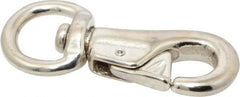 Value Collection - 3-3/4" Long Swivel Eye Bull Snap - Malleable Iron with 9/16" Snap Opening - Makers Industrial Supply