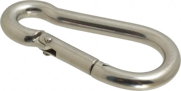 Value Collection - 2-3/8" Long All Purpose Snap - Stainless Steel with 3/8" Snap Opening - Makers Industrial Supply