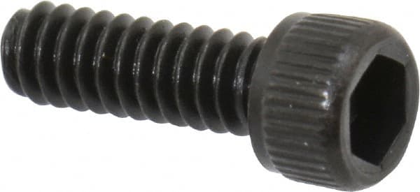 Unbrako - #2-56 UNC Hex Socket Drive, Socket Cap Screw - Alloy Steel, Black Oxide Finish, 1/4" Length Under Head - Makers Industrial Supply