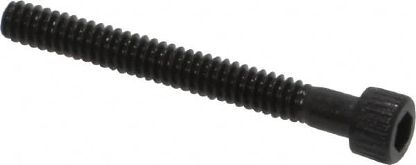 Unbrako - #4-40 UNC Hex Socket Drive, Socket Cap Screw - Alloy Steel, Black Oxide Finish, 1" Length Under Head - Makers Industrial Supply