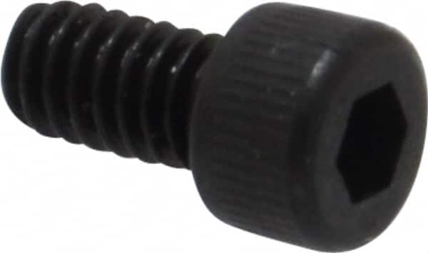 Unbrako - #5-40 UNC Hex Socket Drive, Socket Cap Screw - Alloy Steel, Black Oxide Finish, 1/4" Length Under Head - Makers Industrial Supply