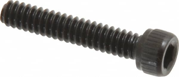 Unbrako - #6-32 UNC Hex Socket Drive, Socket Cap Screw - Alloy Steel, Black Oxide Finish, 3/4" Length Under Head - Makers Industrial Supply