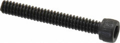 Unbrako - #6-32 UNC Hex Socket Drive, Socket Cap Screw - Alloy Steel, Black Oxide Finish, 1" Length Under Head - Makers Industrial Supply