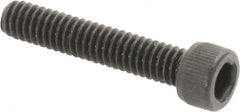 Unbrako - #8-32 UNC Hex Socket Drive, Socket Cap Screw - Alloy Steel, Black Oxide Finish, 7/8" Length Under Head - Makers Industrial Supply