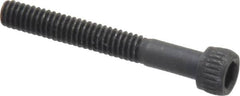 Unbrako - #8-32 UNC Hex Socket Drive, Socket Cap Screw - Alloy Steel, Black Oxide Finish, 1-1/4" Length Under Head - Makers Industrial Supply