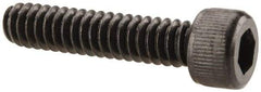 Unbrako - #10-24 UNC Hex Socket Drive, Socket Cap Screw - Alloy Steel, Black Oxide Finish, 7/8" Length Under Head - Makers Industrial Supply