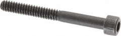 Unbrako - #10-24 UNC Hex Socket Drive, Socket Cap Screw - Alloy Steel, Black Oxide Finish, 1-3/4" Length Under Head - Makers Industrial Supply