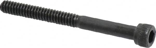 Unbrako - #10-24 UNC Hex Socket Drive, Socket Cap Screw - Alloy Steel, Black Oxide Finish, 2" Length Under Head - Makers Industrial Supply