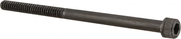 Unbrako - #10-24 UNC Hex Socket Drive, Socket Cap Screw - Alloy Steel, Black Oxide Finish, 3" Length Under Head - Makers Industrial Supply