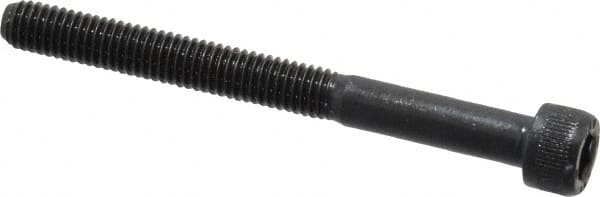 Unbrako - #10-32 UNF Hex Socket Drive, Socket Cap Screw - Alloy Steel, Black Oxide Finish, 2" Length Under Head - Makers Industrial Supply