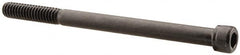 Unbrako - 1/4-20 UNC Hex Socket Drive, Socket Cap Screw - Alloy Steel, Black Oxide Finish, 3-1/2" Length Under Head - Makers Industrial Supply