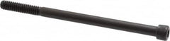 Unbrako - 1/4-20 UNC Hex Socket Drive, Socket Cap Screw - Alloy Steel, Black Oxide Finish, 4" Length Under Head - Makers Industrial Supply