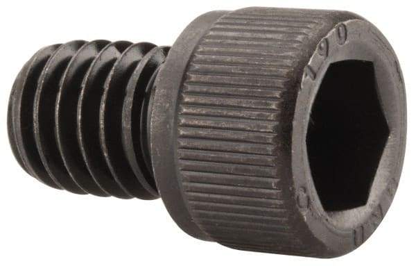 Unbrako - 3/8-16 UNC Hex Socket Drive, Socket Cap Screw - Alloy Steel, Black Oxide Finish, 1/2" Length Under Head - Makers Industrial Supply