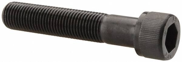 Unbrako - 3/8-24 UNF Hex Socket Drive, Socket Cap Screw - Alloy Steel, Black Oxide Finish, 2" Length Under Head - Makers Industrial Supply