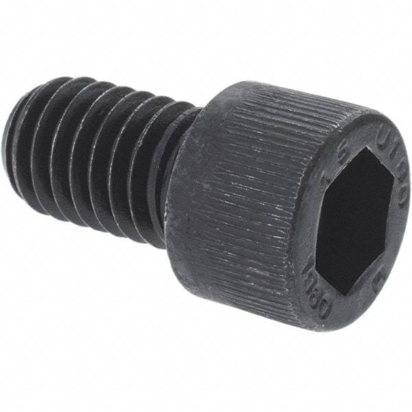 Unbrako - 1-1/2 - 6 UNC Hex Socket Drive, Socket Cap Screw - Alloy Steel, Black Oxide Finish, 3" Length Under Head - Makers Industrial Supply