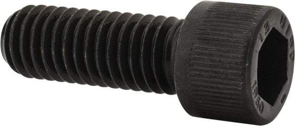 Unbrako - 7/16-14 UNC Hex Socket Drive, Socket Cap Screw - Alloy Steel, Black Oxide Finish, 1-1/4" Length Under Head - Makers Industrial Supply