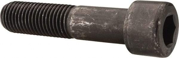 Unbrako - 1-8 UNC Hex Socket Drive, Socket Cap Screw - Alloy Steel, Black Oxide Finish, 4-1/2" Length Under Head - Makers Industrial Supply