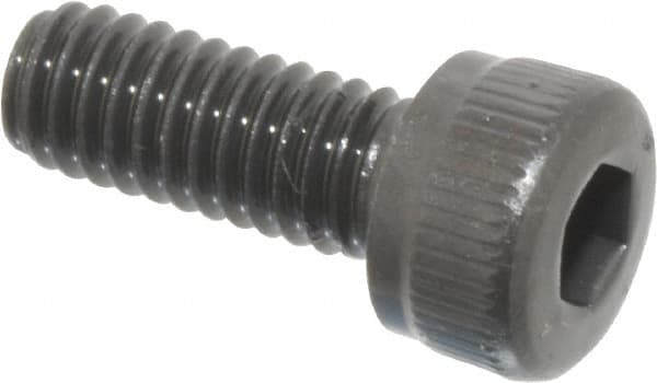 Unbrako - M4x0.70 Metric Coarse Hex Socket Drive, Socket Cap Screw - Grade 12.9 Alloy Steel, Black Oxide Finish, 10mm Length Under Head - Makers Industrial Supply