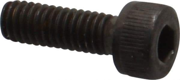 Unbrako - M4x0.70 Metric Coarse Hex Socket Drive, Socket Cap Screw - Grade 12.9 Alloy Steel, Black Oxide Finish, 12mm Length Under Head - Makers Industrial Supply