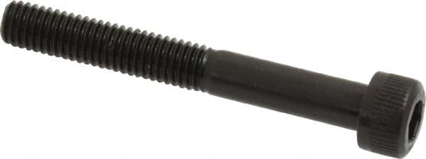 Unbrako - M5x0.80 Metric Coarse Hex Socket Drive, Socket Cap Screw - Grade 12.9 Alloy Steel, Black Oxide Finish, 40mm Length Under Head - Makers Industrial Supply