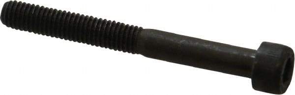 Unbrako - M5x0.80 Metric Coarse Hex Socket Drive, Socket Cap Screw - Grade 12.9 Alloy Steel, Black Oxide Finish, 45mm Length Under Head - Makers Industrial Supply