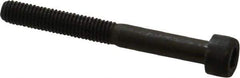 Unbrako - M5x0.80 Metric Coarse Hex Socket Drive, Socket Cap Screw - Grade 12.9 Alloy Steel, Black Oxide Finish, 45mm Length Under Head - Makers Industrial Supply