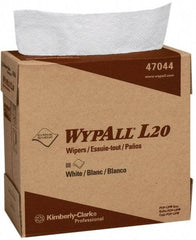 WypAll - L20 Dry General Purpose Wipes - Pop-Up, 16-3/4" x 9" Sheet Size, White - Makers Industrial Supply